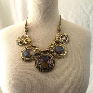 Gold Jeweled Necklace